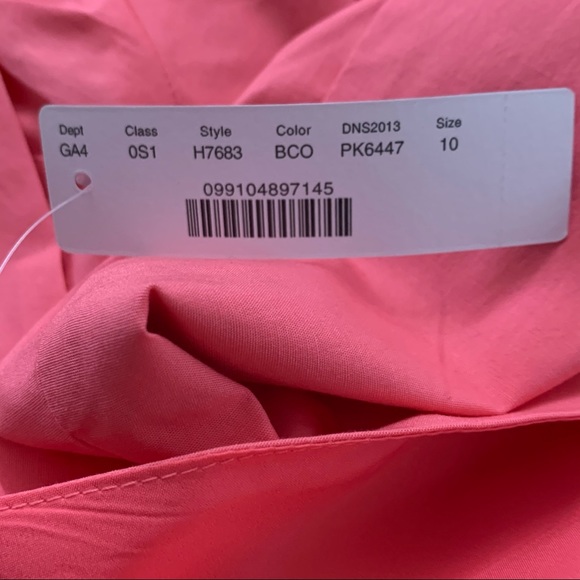 J. Crew Dark Matter Jumpsuit Bright Coral 452-40 - Picture 8 of 8